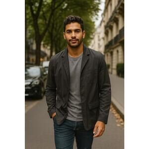 Eddie Bauer Travex Blazer Jacket – Men's Size T44 – Lightweight Travel Coat